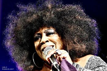 Lady A belts a song out to the crowd